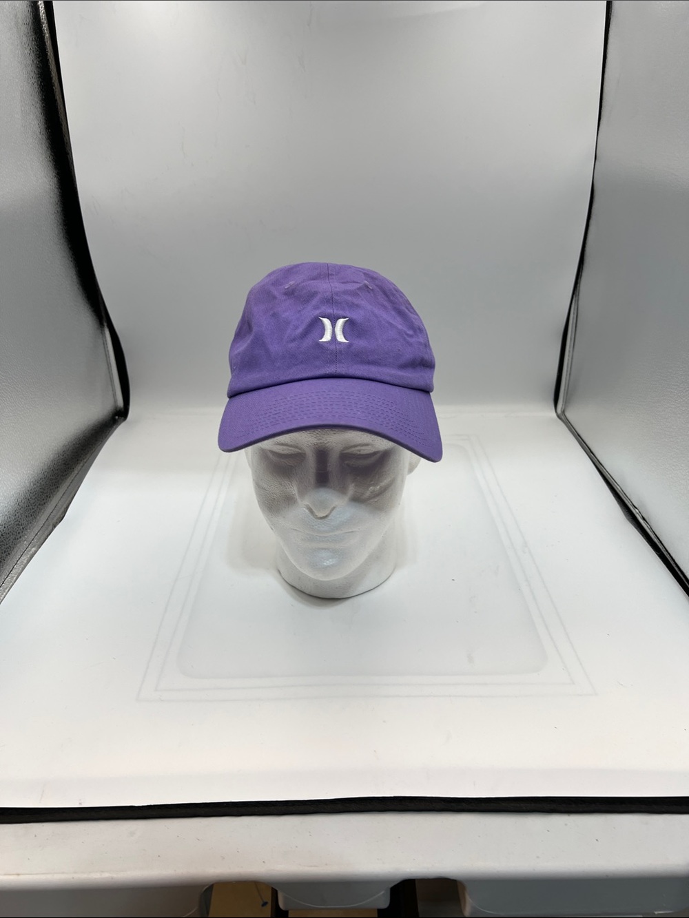 Hurley Hat Purple Adjustable Snapback Cap Logo Casual Surf Skate